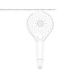 Shower head with anti-limescale system Bonyhad