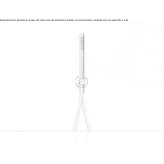 Stainless steel wall shower with hose Lalor