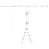 Stainless steel wall shower with handle Lalor