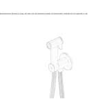 Wall-mounted shower head with handle Verd