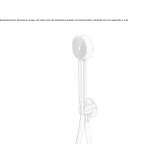 Wall-mounted shower head with handle Tunuyan