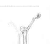 Wall-mounted shower head with handle Sanka