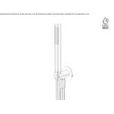 Hand shower with hose and handle Hightown