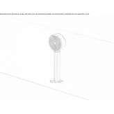 Stainless steel shower head for the bathtub Tunuyan
