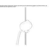 Delrin® hand shower without water connection Lalor