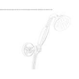 Wall-mounted shower head with handle Livo