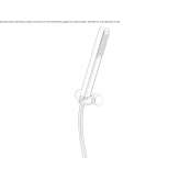 Wall-mounted shower head with handle Etriche