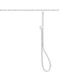 Wall-mounted shower head with hose Etriche