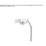 Hand shower with hose and handle Okemos