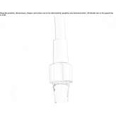 Stainless steel and PVC shower head with shower hose Oquillas