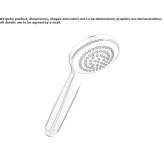 Hand shower with 1 jet Panales