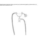 Shower head with handle Benimodo