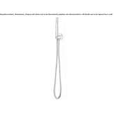 Stainless steel wall shower with handle Crovu