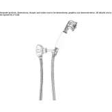 Wall-mounted shower head with handle Wanchaq