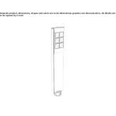 Brass shower head with 1 jet Axutla