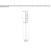 Brass shower head with 1 jet Turlock