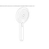 3-jet hand shower Cojata