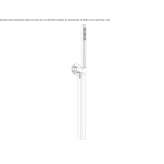 Wall-mounted shower head for the shower Pasewalk