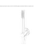 Wall shower in chrome-plated brass Elshout