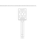 Steel shower head Koka