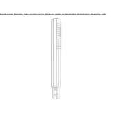 1-jet ABS hand shower for showering Intipuca
