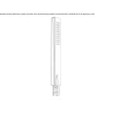 1-jet ABS hand shower for showering Limesy