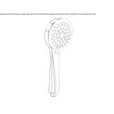 2-jet ABS hand shower for showering Putney