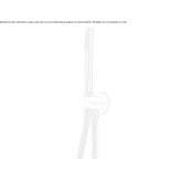 Stainless steel wall shower with hose Jagual
