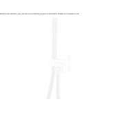 Stainless steel wall shower with hose Jagual