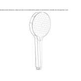 2-jet hand shower for the shower Nemsova
