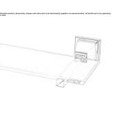Bathroom wall shelf made of crystal and brass Lastovo