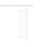 Bathroom wall shelf made of wood and glass Plaudren