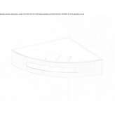 Bathroom wall shelf made of stainless steel Lipova
