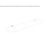 Bathroom wall shelf made of etched glass Verton