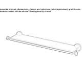 Bathroom wall shelf made of stainless steel Sonico