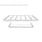 Metal wall shelf for the bathroom Cunico