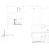 Corian® bathroom wall shelf Limbach