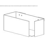 Bathroom wall shelf made of stainless steel Corbera