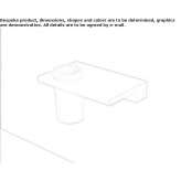 Uchwyt na szczoteczki do zębów Corian® / półka ścienna w łazience Limbach