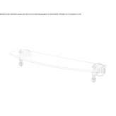 Crystal wall shelf for the bathroom Sanka