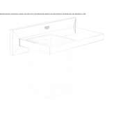 Wall shelf for the bathroom Galgau