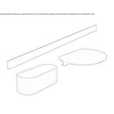 Set for a plastic bathtub Gursu