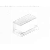 Stainless steel toilet paper holder Bale