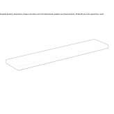 Wall shelf for the bathroom made of chipboard Niksic
