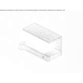 Stainless steel toilet paper holder Bale