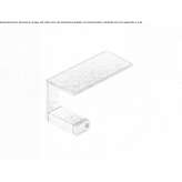 Bathroom wall shelf made of stainless steel Bale