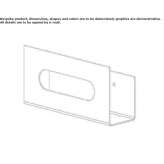 Bathroom wall shelf made of stainless steel Huescar