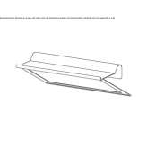 Bathroom wall shelf made of stainless steel Ibipora