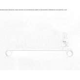 Aluminum wall shelf for the bathroom Imias
