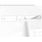 Bathroom wall shelf made of stainless steel Cachon